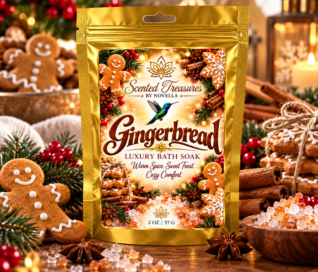 Gingerbread Bath Soak | Luxury Mineral Spa Blend (2 oz)